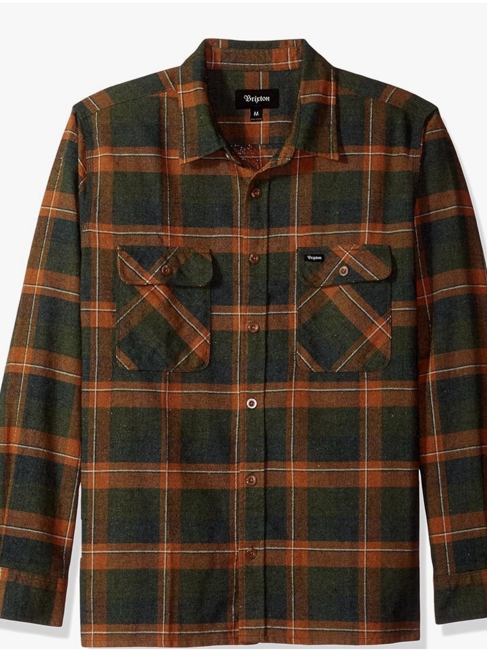 Braxton Archie long sleeve flannel size small
